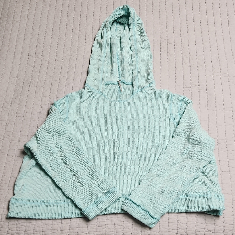 Free People Crop Sweater Hoodie